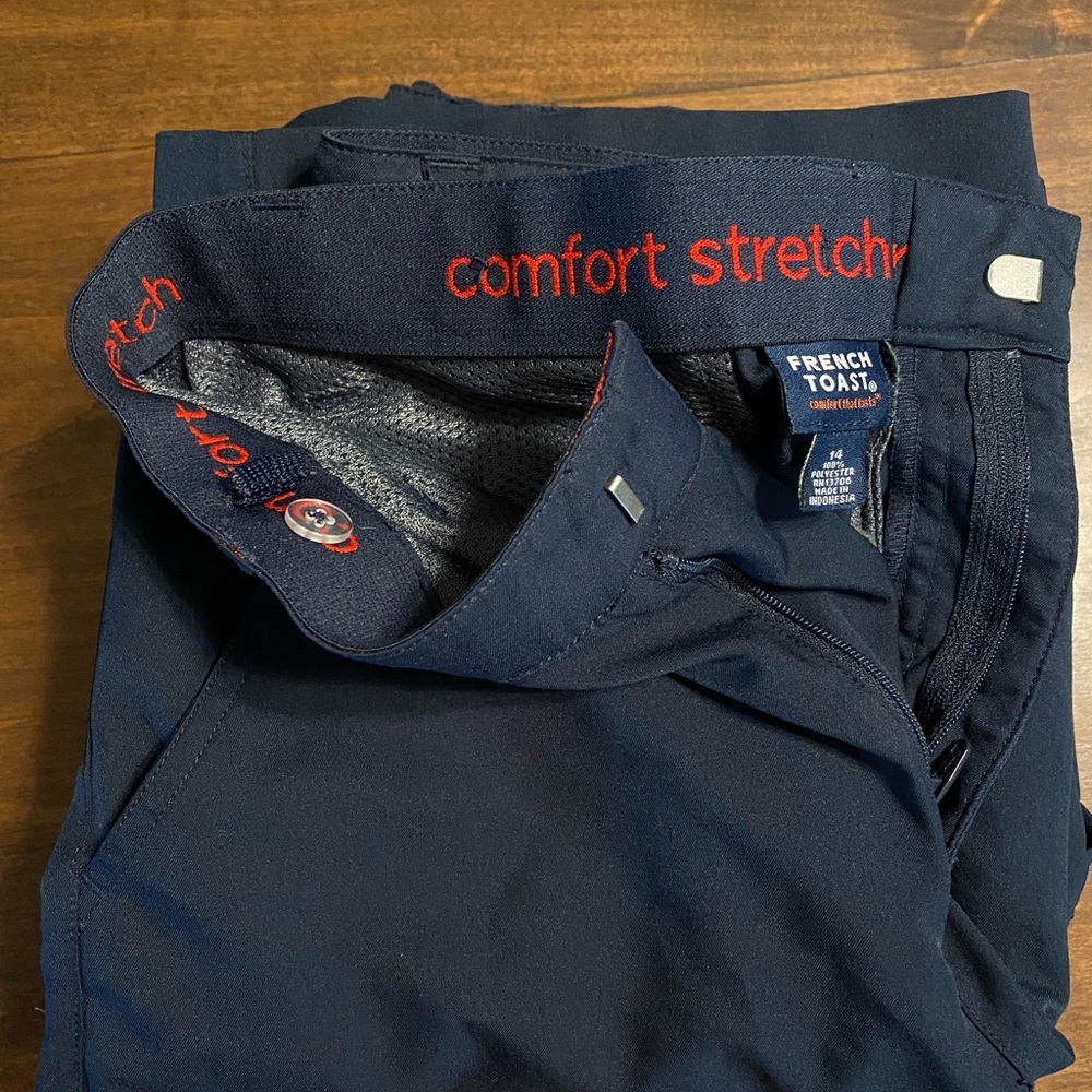 Navy French Toast size 14 boys school uniform shorts.